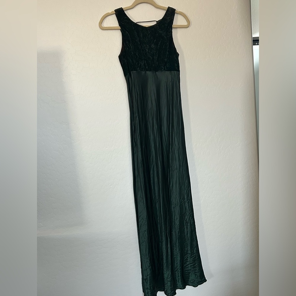 All that Jazz Dark Green Maxi Dress